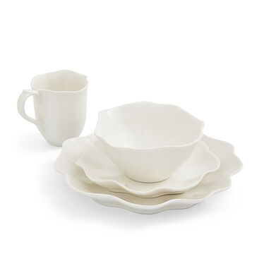 Sophie Conran Floret 4 Piece Place Setting, Cream